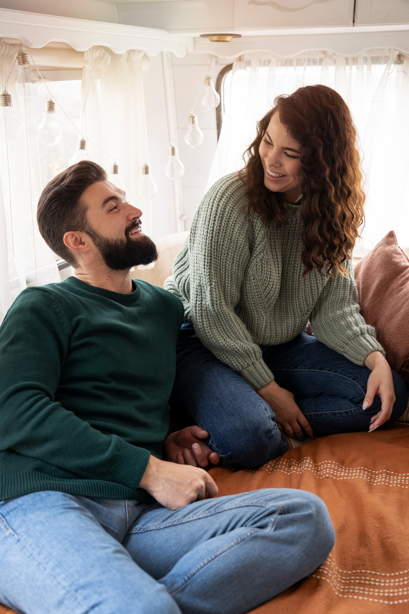 Front view of a psychologist counseling a patient